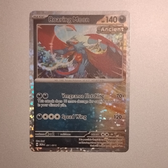 do korean pokemon cards have guaranteed hits Amazon.com: Pokemon Temporal Forces - Ancient Card Set - Roaring Moon  109/162 main image 0